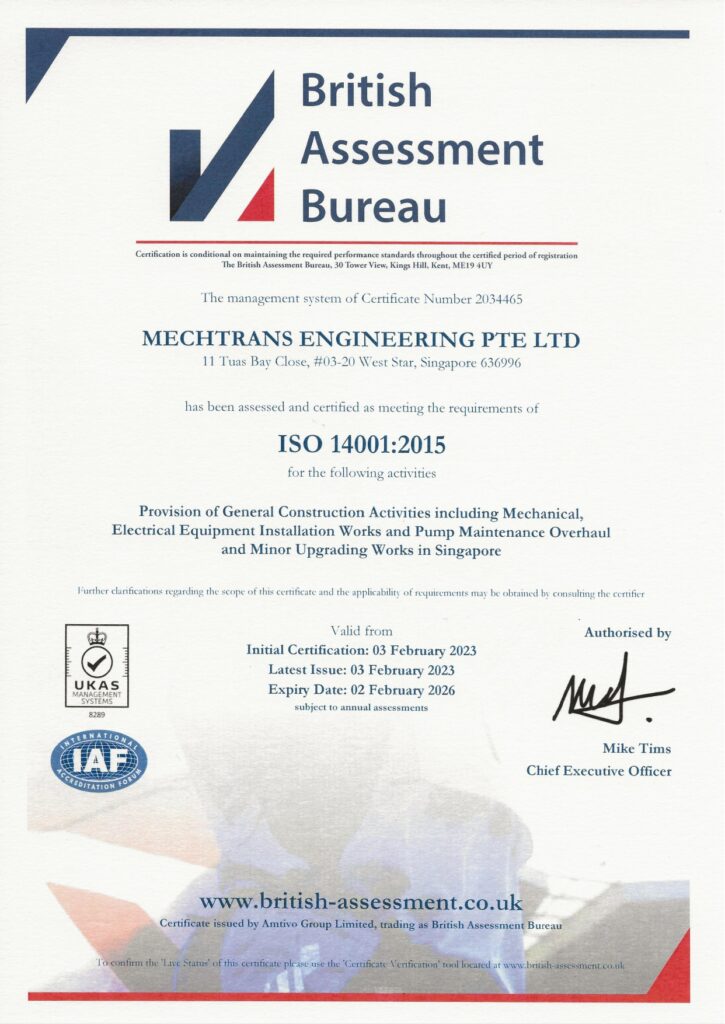 eCertificate - MECHTRANS ENGINEERING PTE LTD - 2034465 - 14001_page-0001